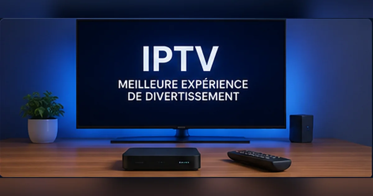 Téléviseur et boîtier multimédia illustrant le choix d’un abonnement IPTV au Maroc